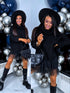 ELYNDI extended wool sweater - BLACK PRE-ORDER